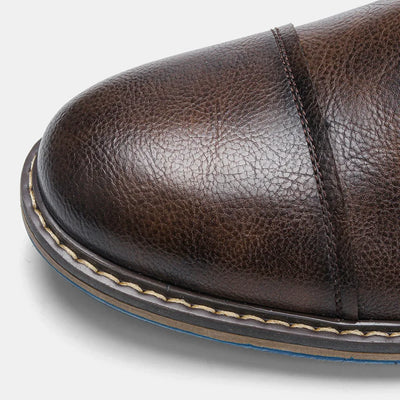 Men's Formal Shoes British Retro Brogue Shoes Mens Casual Business Leather Oxfords Men Office Dress Shoe Flats