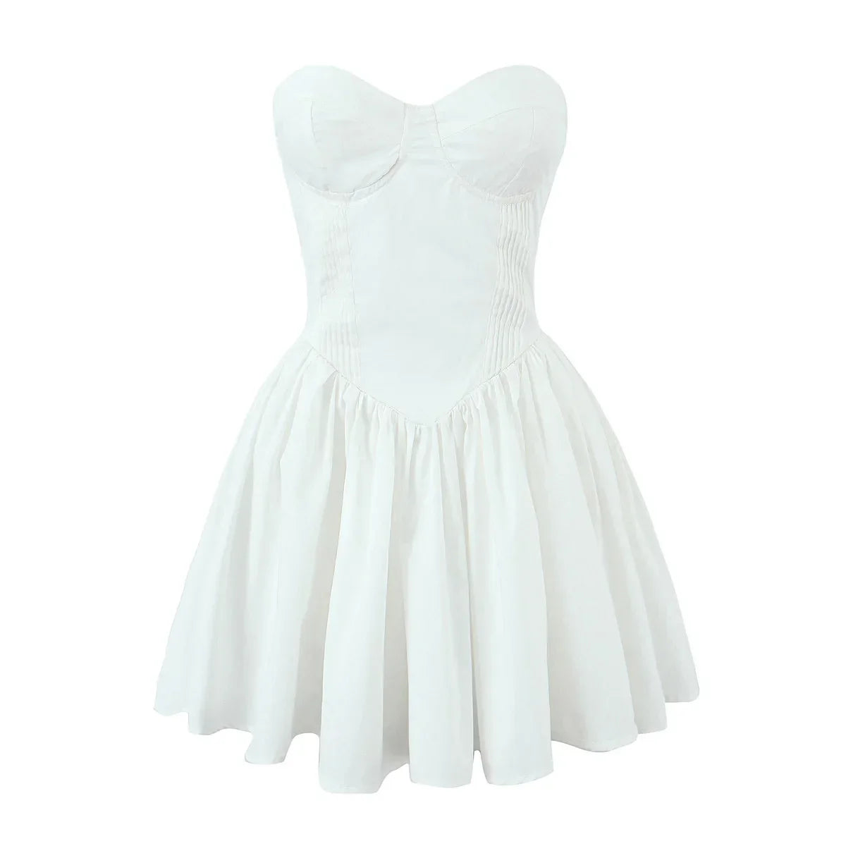 Luxury dresses women 2025 Summer dresses for women evening party dresses bodycon white mini dress elegant ruffle dress tube top