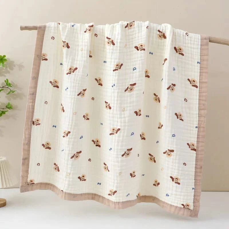 Baby Bath Towel Pure Cotton Super Soft Gauze Newborn Is Covered by Children Blanket Four Seasons Chil baby quilt