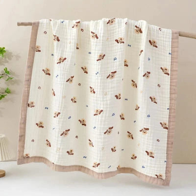 Baby Bath Towel Pure Cotton Super Soft Gauze Newborn Is Covered by Children Blanket Four Seasons Chil baby quilt