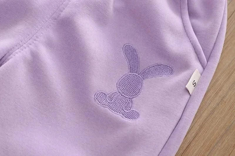 Cartoon Rabbit Long-Sleeved Sweater & Pants (Two-Piece) For Children |Girl's Clothes |Spring and Autumn