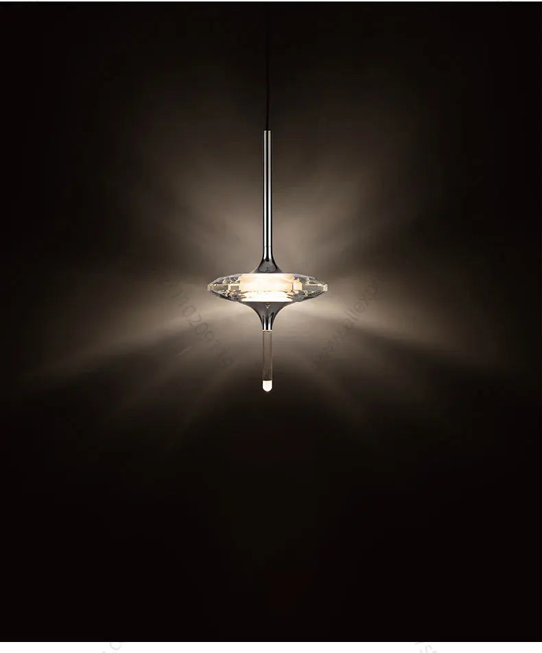 Led Chandelier Home Decoration Lighting Hanging Lamps Living Room Indoor Gloss Island Kitchen Lamps Chrome Staircase Chandelier