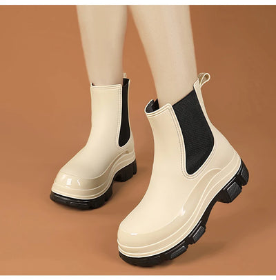 Women's Rain Boots with Flat Heels, Year-round Bestseller Are Casual Waterproof and Anti-slip High-quality EVA Outdoor Boots