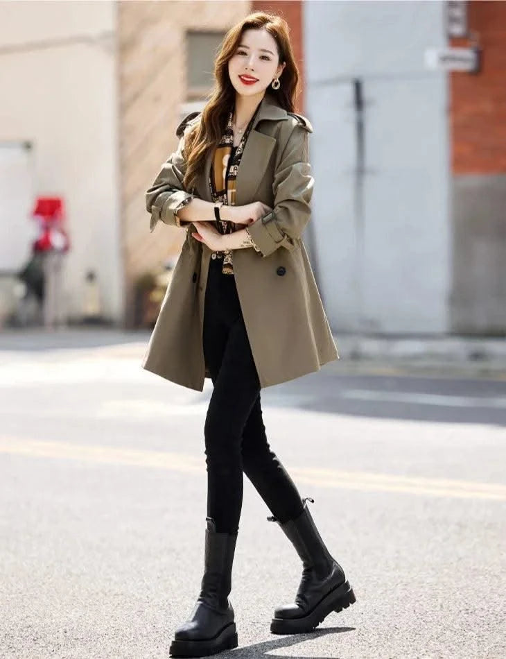 High Quality Women's Windbreaker Jackets  Coat Spring Autumn