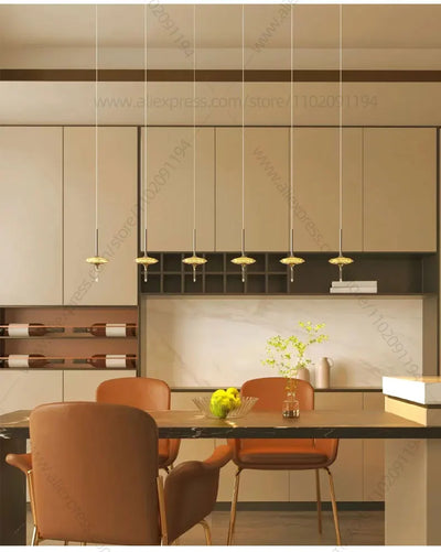 Led Chandelier Home Decoration Lighting Hanging Lamps Living Room Indoor Gloss Island Kitchen Lamps Chrome Staircase Chandelier