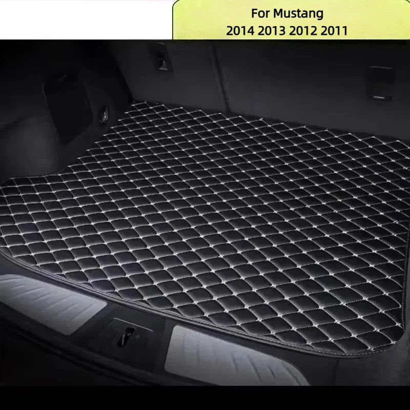 Car Trunk Mats For Mustang 2014 2013 2012 2011 Cargo Liner Auto Interior Accessories Custom Covers Automobiles Replacement Rugs