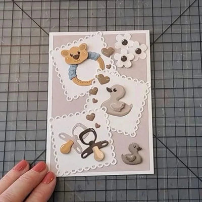 Baby Toys Metal Cutting Dies Diy Scrapbooking Photo Album Decorative Embossing Paper Card Crafts