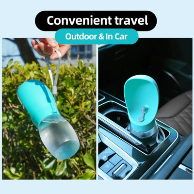 Pet Dog Water Bottle Dispenser For Small Big Dogs Cats Outdoor Travel Walking Puppy Drinking Bowls French Bulldog Pug Feeder