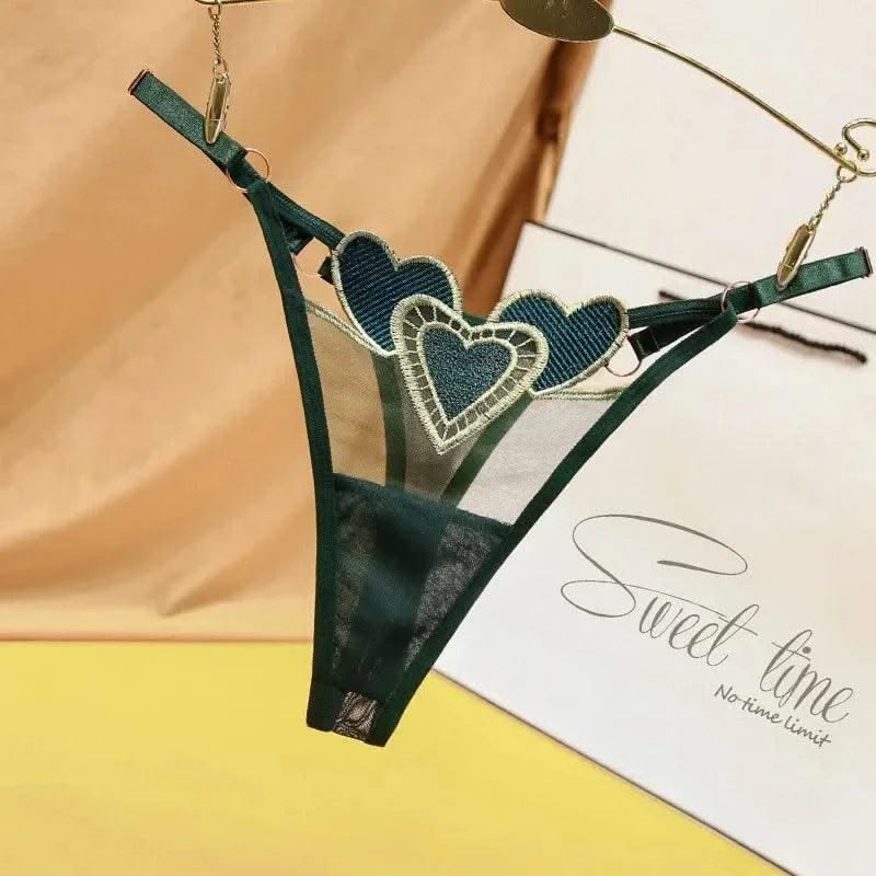 Sexy Panties Women Tong Embroidery Underwear Women Low-Rise Lingerie Girls' Thongs Women Panties Woman Clothing Underwear Female