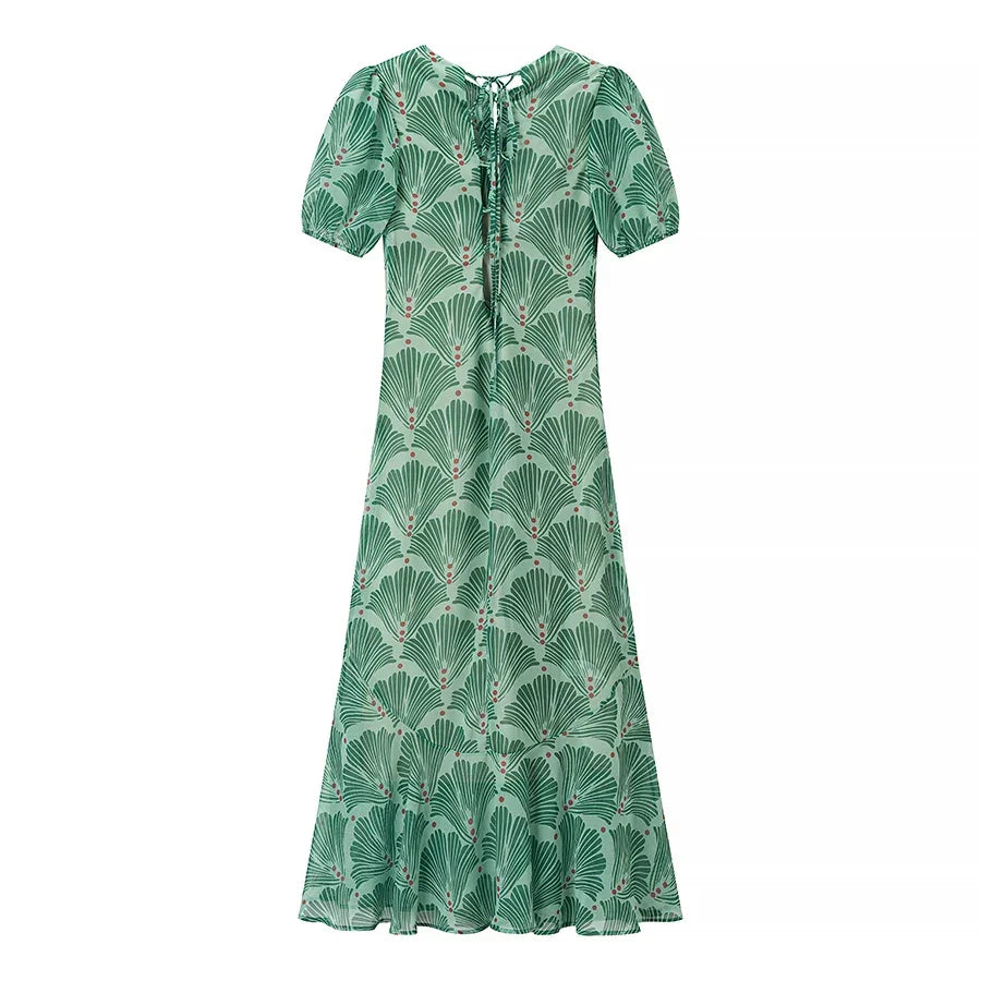 2025 women's new dress lace-trimmed backless fitted maxi dress with cut-out patterns