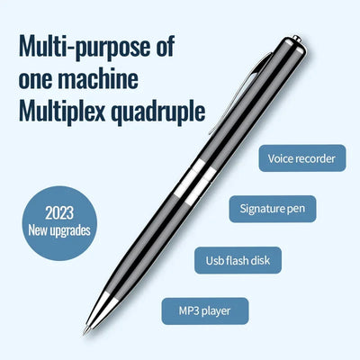 Portable Mini Digital Voice Recorder Sound Dictaphone Voice Activated Noise Reduction Recording Pen Long Time Audio Recorder