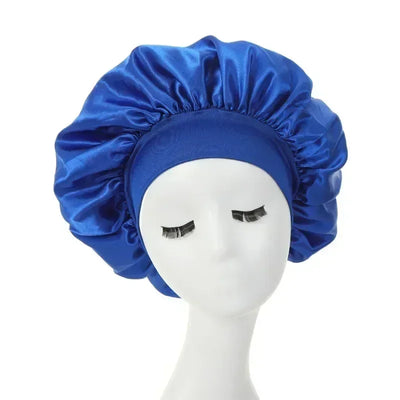 Women's Silk Bonnet for Sleeping Double-layer Adjustable Hood Capbath Cap Chemotherapy Cap Styling Cap Hair Wrapping Tool
