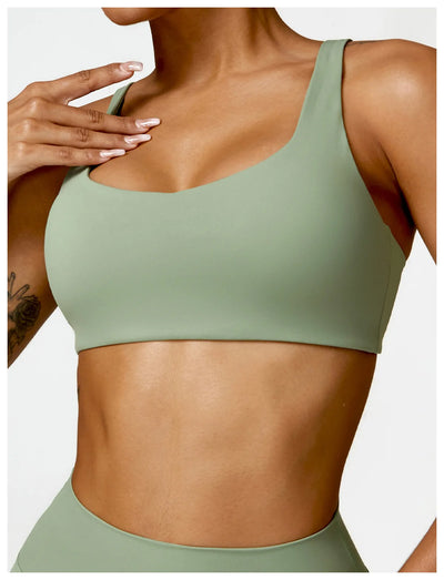 Women Underwear Sports Bras For Fitness Yoga Running Jogging Gym Wear Stretch Padded Sling Sport Top  Athletic Vest Yoga Bra