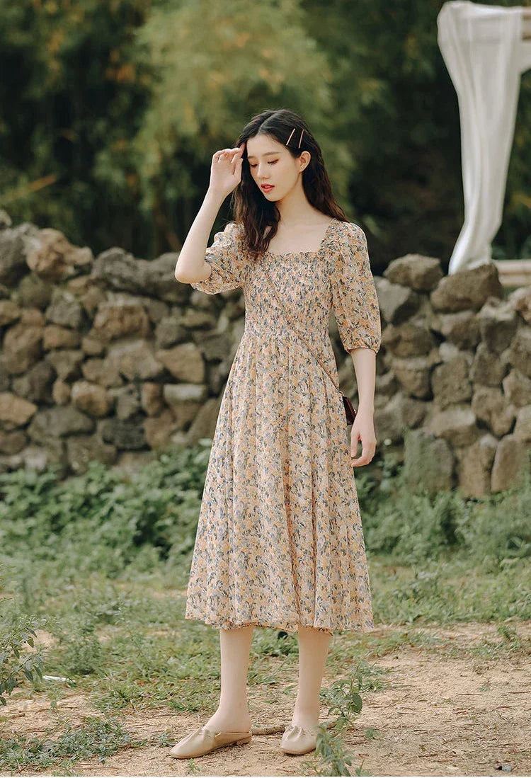 Dresses For Women 2024 Floral Woman Dress Open Back Backless Clothes Beach Flower Tight Bodycon Midi New In Offer Stylish
