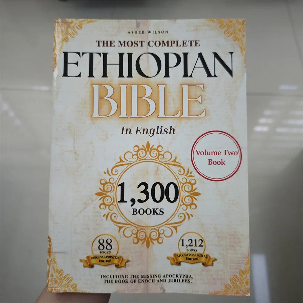 THE MOST COMPLETE ETHIOPIAN BIBLE In English, Containing 1,300 Books with 88 New Additions and Missing Apocrypha, Book of Enoch