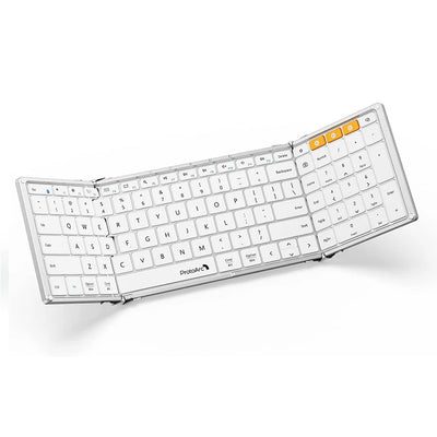 Folding Keyboards with Numeric Keypad Bluetooth Wireless Portable Silm Full-SizeT Foldable Keyboard for Travel Computer PC iPad