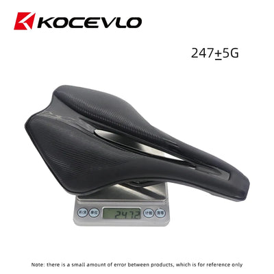 KOCEVLO Bicycle Seat Saddle Mtb Road Bike Steel Saddles Mountain Bike Racing Saddle Pu Breathable Soft Comfortable Cushion