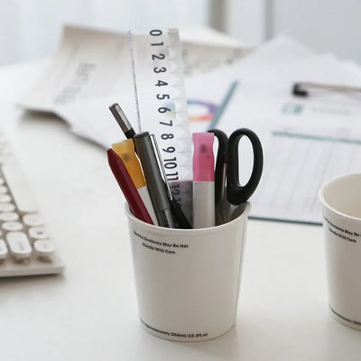 330ml/300ml Coffee Cup Ceramic Mug Simple Letter Coffee Cup Imitation Paper Design Drinking  Household Breakfast Milk Cup