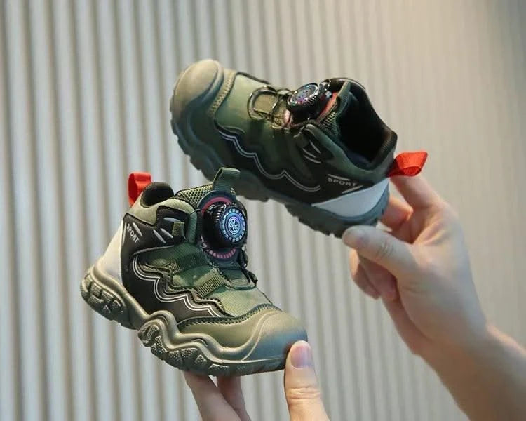 2025 New Children's Sports Shoes Boys School Unisex Versatile Kid Sneakers Fashion Non-slip Breathable Girls Causal Sneakers - Elanique