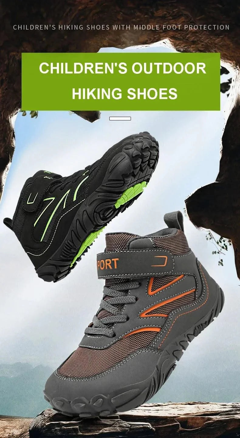 New Children Shoes Hiking Climbing Boys Fashion Sneakers Girls Sport Running Shoes Kids Breathable Casual Trainers Outdoor Shoes