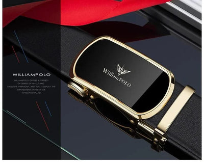 Automatic Buckle Belt  Business Casual Dress Belts Gift for Men