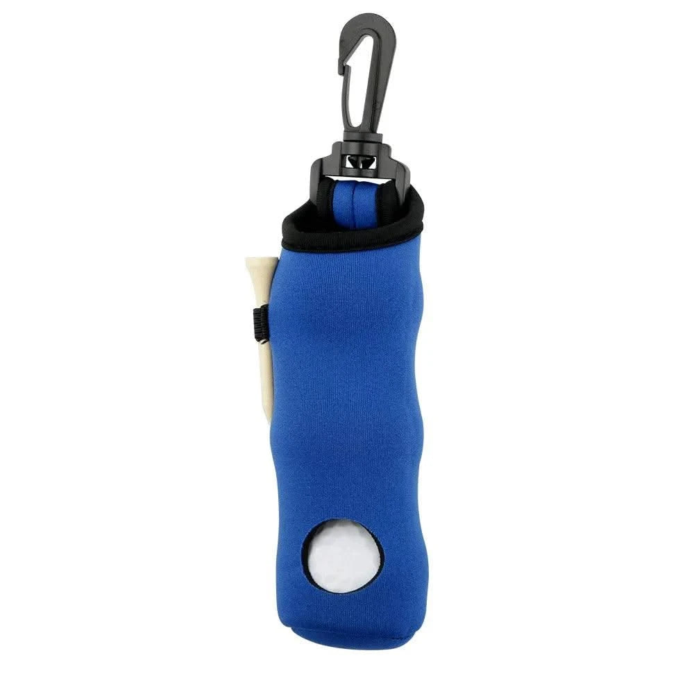 Golf Tee Holder Golf Ball Carry Bag Neoprene Golf Ball Pouch Golf Ball Holder Keychain Belt Clip Portable Golf Gifts Accessories