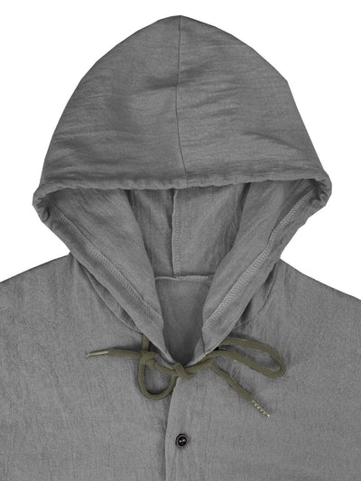 Men's Linen Shirt Solid Streetwear