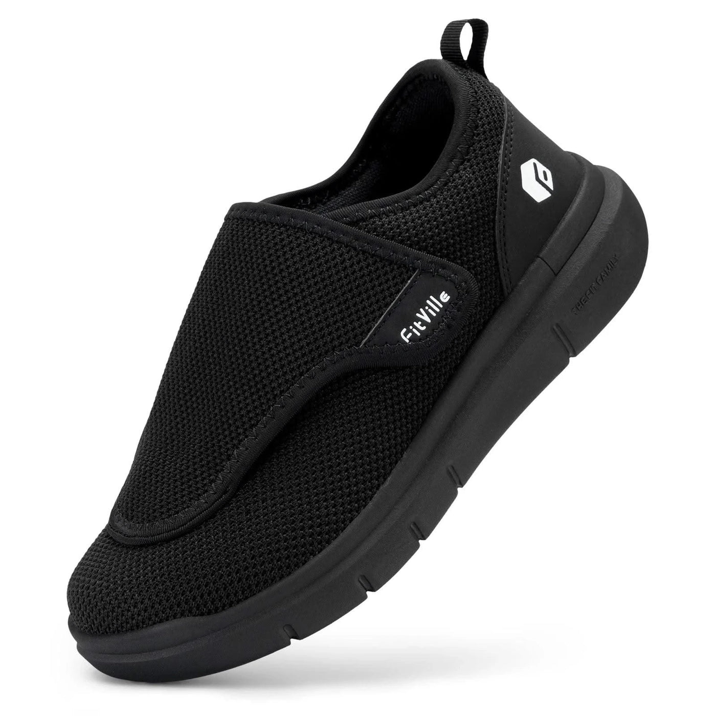 Orthopaedic Extra Wide Elderly Men's Diabetic Shoes for Swollen Feet | Adjustable Foot Pain Relief Walking Shoes