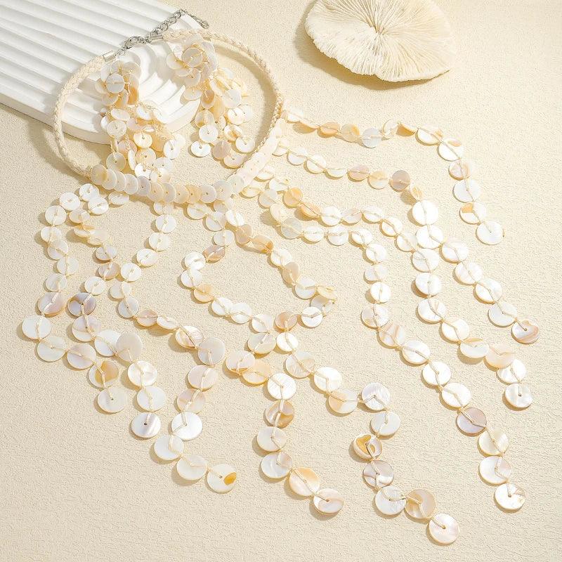 Luxury Exaggerated Multi-layer Pearl Necklace Women Romantic Elegant Baroque Long Chain Jewelry Accessories Bride Wedding Party