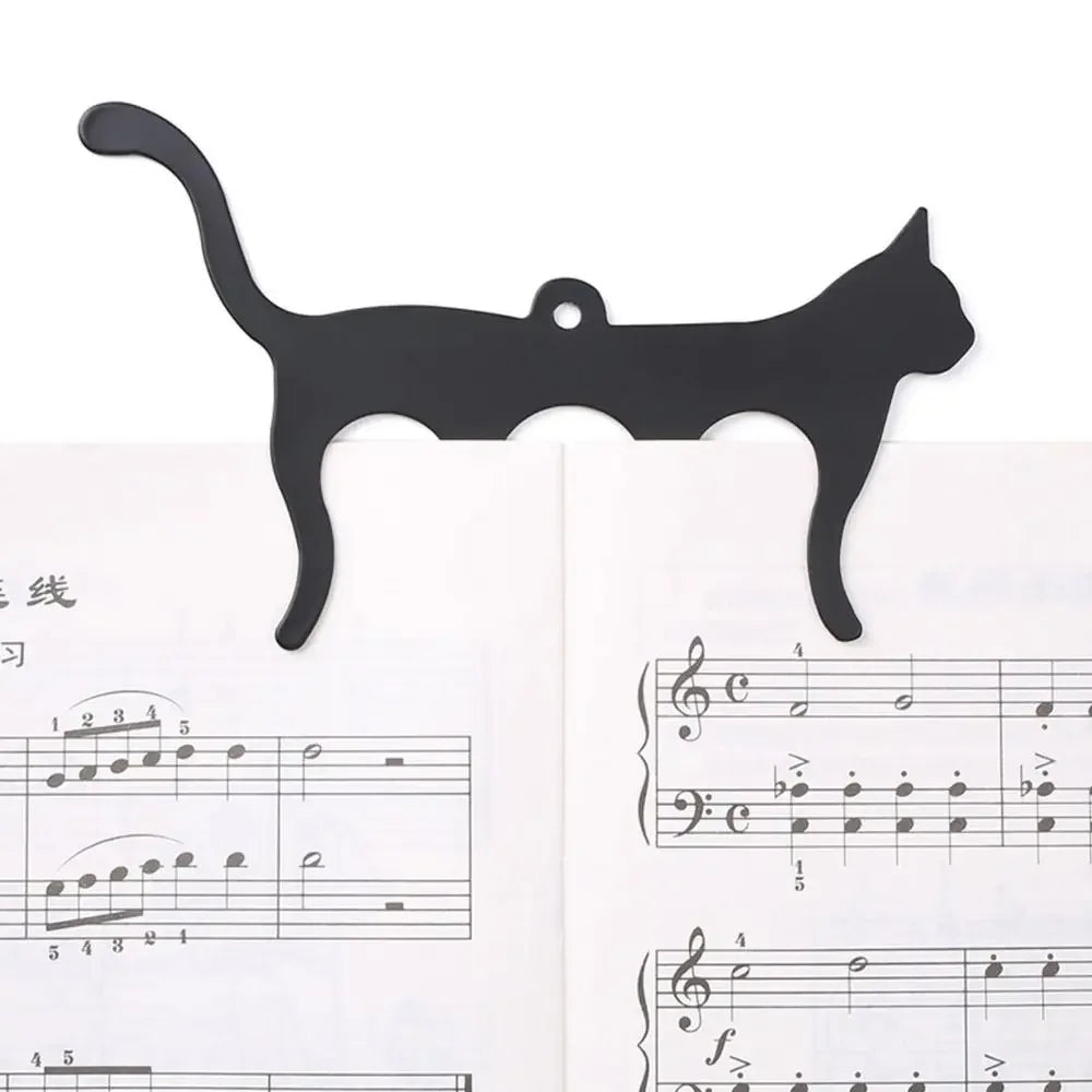 Music Book Clamp Note Cat Shaped Bookmark Tabs Music Clip Music Folder