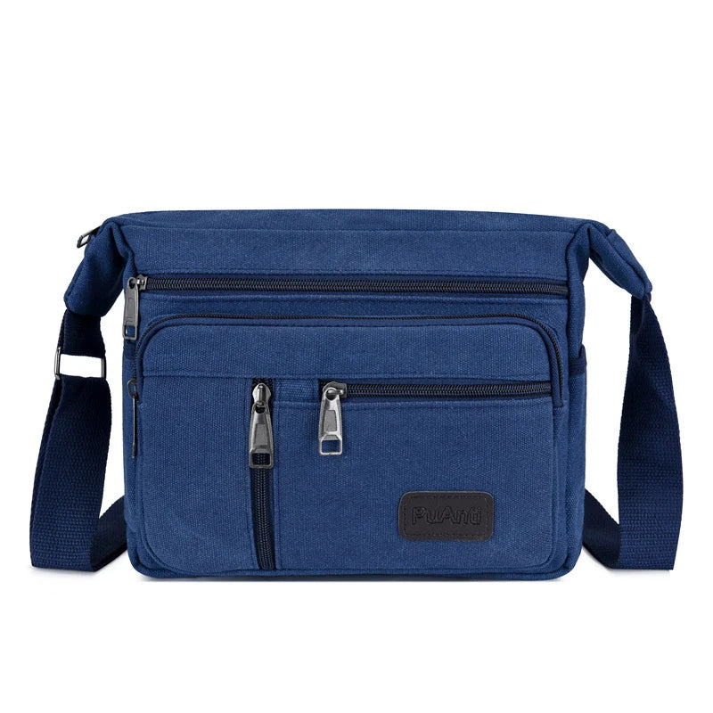 Men Canvas Shoulder Bags Casual Tote Travel Men's Crossbody Bag Luxury Messenger Bags Fashion High Quality Handbag