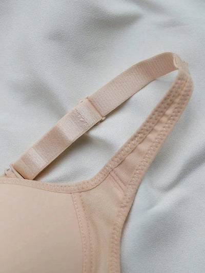Sports bra for women thin design full cup shockproof anti sagging running seamless gathering no steel ring high-strength bra