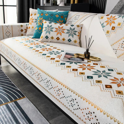 Sofa mats are universal all year round, simple and modern, pet friendly, non slip and scratch resistant, and home decoration pro