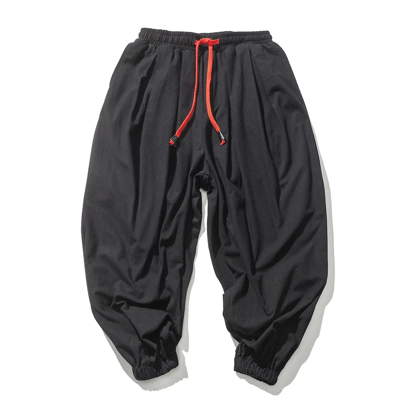 FGKKS Spring Men Loose Harem Pants Chinese Linen Overweight Sweatpants High Quality Casual Brand Oversize Trousers Male