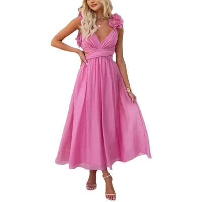 Elegant Women's Long Dresses 2025 New Summer Party White Dresses Vestido Sexys Mujer Verano Feestjurken Y2k Vestidos De Gala