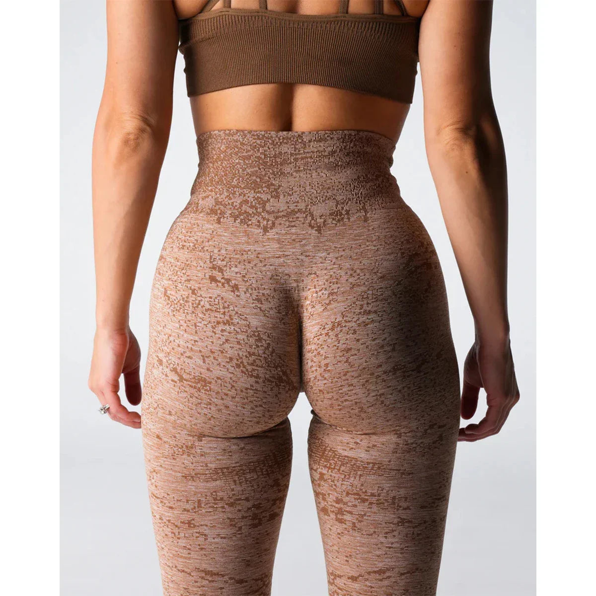 Women Yoga Leggings Hips Lifting Gym  Seamless Sport Pants High Waist Fitness Leggings Bubble Butt Workout Digital Seamless