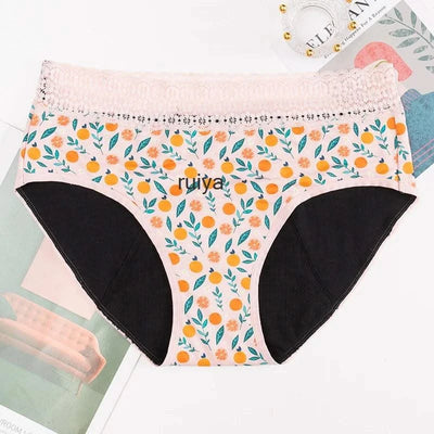Women's Seamless Physiological Underwear 4-Layer Leak-Proof Menstrual Period Panties Breathable Antibacterial Menstrual Briefs