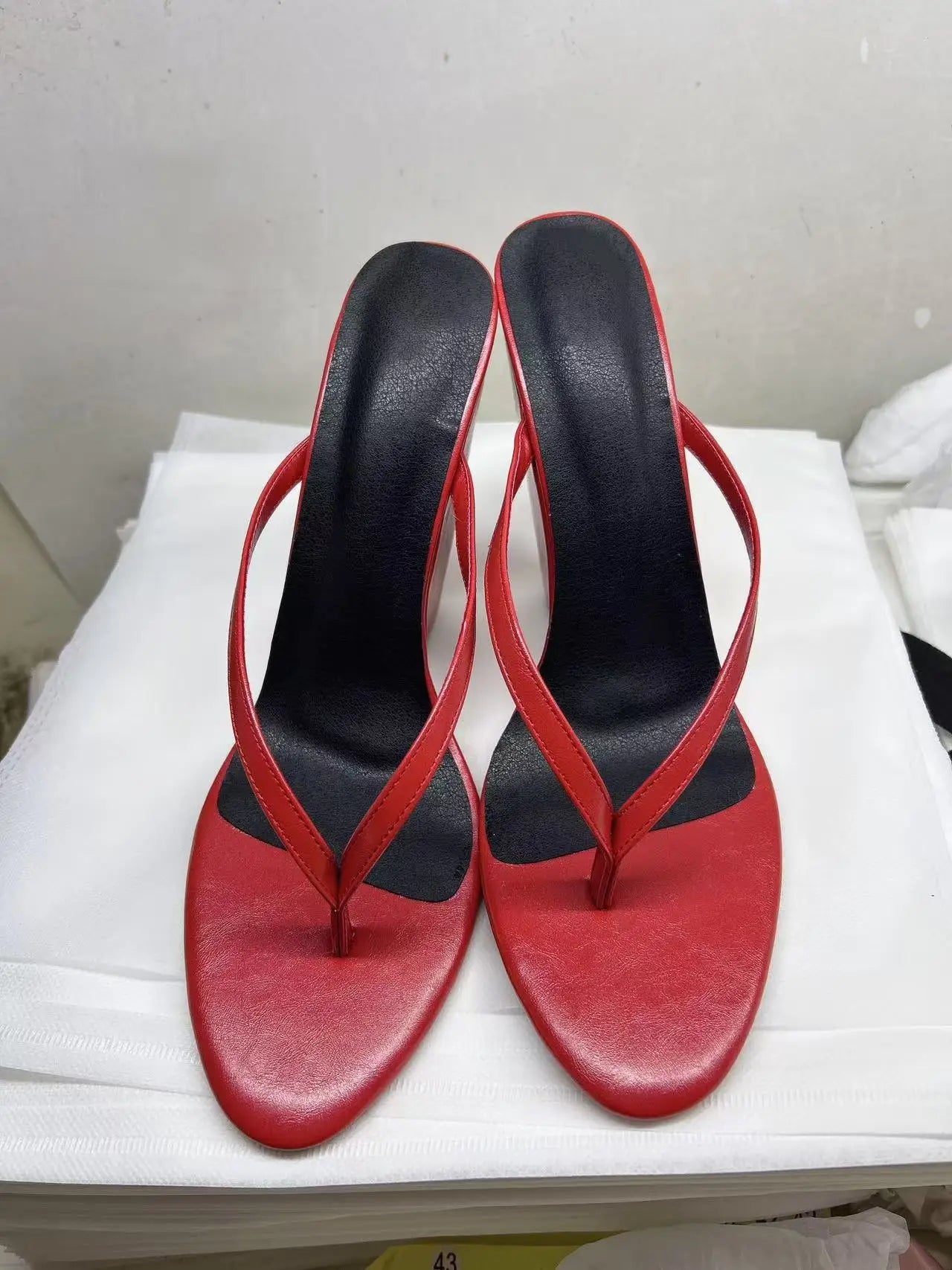 Women’s Summer Spring Wedge Flip Flops Sandals Casual Beach Non-Slip High Heel Slippers Lightweight Comfort Shoes Customized
