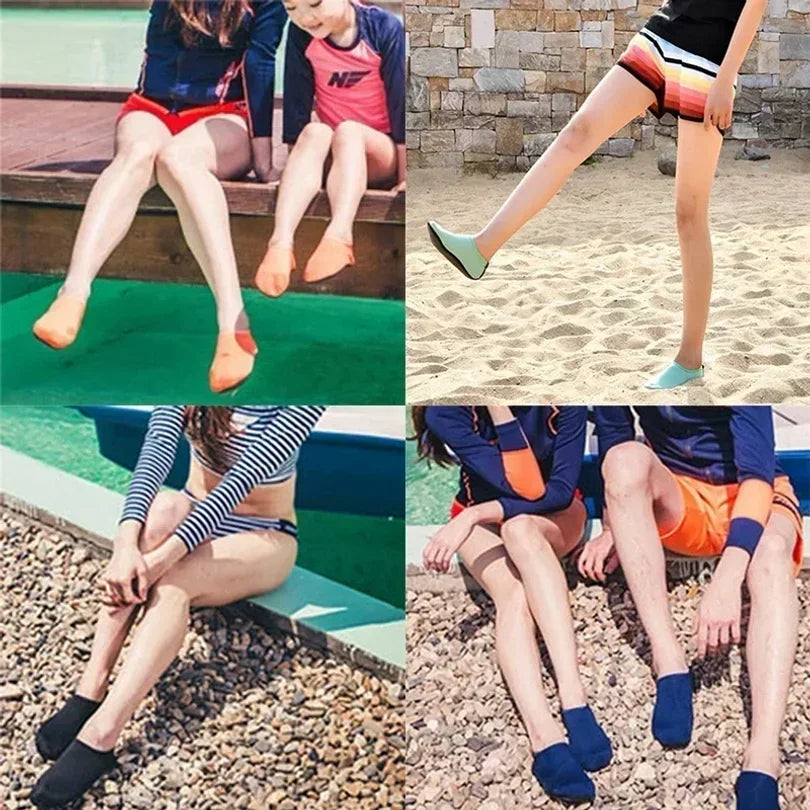 Non-Slip Unisex Water Shoes for Swimming Diving Beach Summer Aqua Socks Flat Sandal Seaside Sneakers for Men Women Accessories