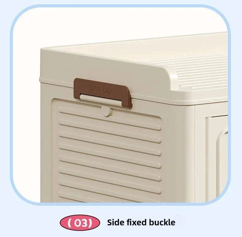 Home bedroom, children's storage cabinet, multi-layer snack cabinet, multifunctional large capacity dust-proof storage box