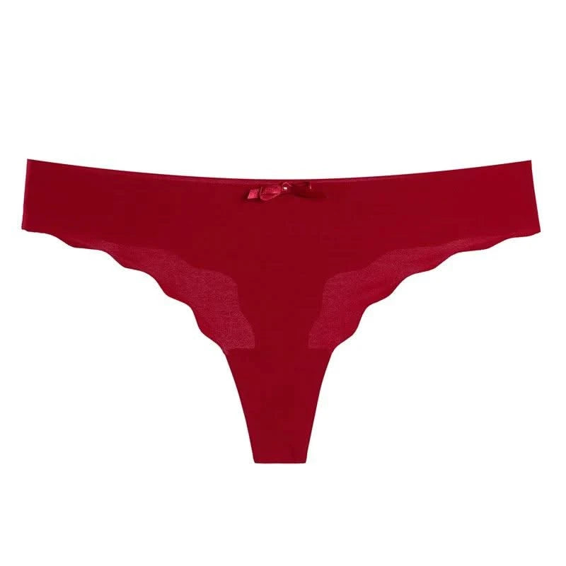 Women's Sexy Thongs G-string Underwear Panties Thin Breathable Low Waist T back Female Seamless Comfortable Thong Lingerie