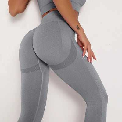 Women Yoga Leggings High Waist Exercise Sports Trousers Running Fitness Gym Leggings Quick Dry Hip Lifting Femme Slim Pants