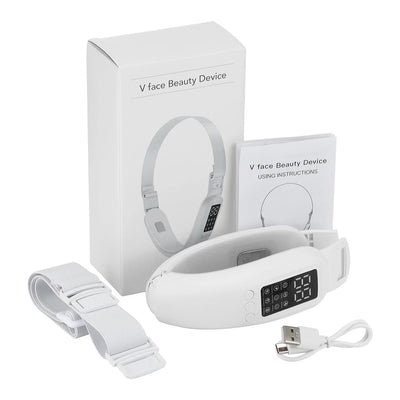 Face Lifting Device Red Light Skin Rejuvenation V Face Massager Double Chin Lift Up with Remote Control Facial Beauty Instrument