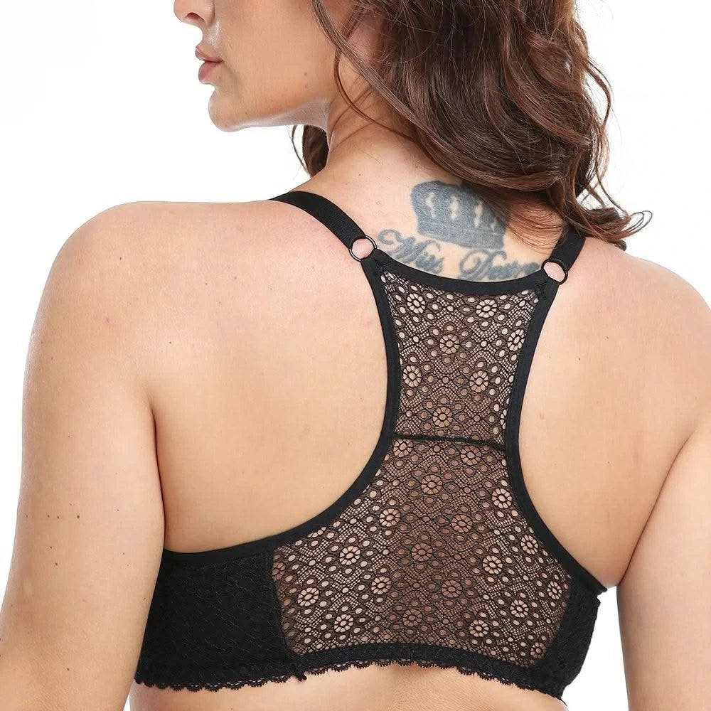 Front Closure Womens Lace Bra Brassiere Sexy Underwear BH Tops