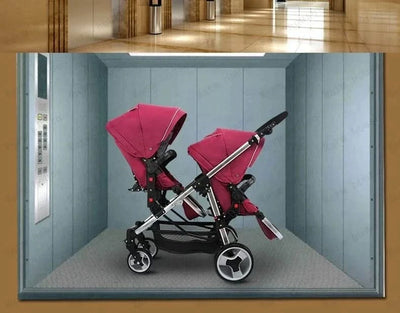 Twin Baby Stroller  Foldable, Two-way  Multifunctional Twin Baby Stroller,High View Baby Stroller Adjustable Armrests