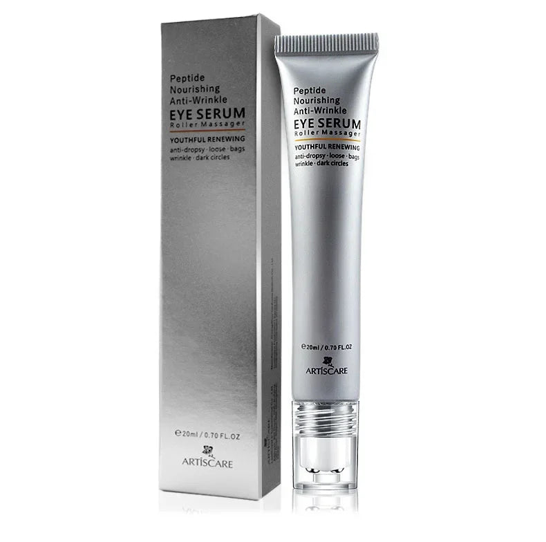 ARTISCARE Snail Face Cream + Peptide Eye Roller + Golden Eye Cream 3Pcs for Facial Moisturizing Serum Dark Circles Eye Care