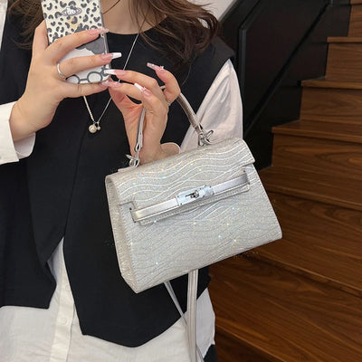 Popular Classic Leather Ladies Shoulder Bag Handbags For Women Designer Inspired Elegant Top Handle Purse Fashion Tote