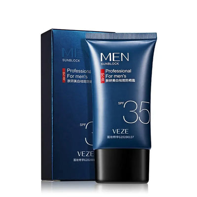SPF 35 Sunscreen Cream For Men Non-Greasy Moisturizing Sunscreen For Face Protection Body Sunscreen Lotion Whitening Skin Care