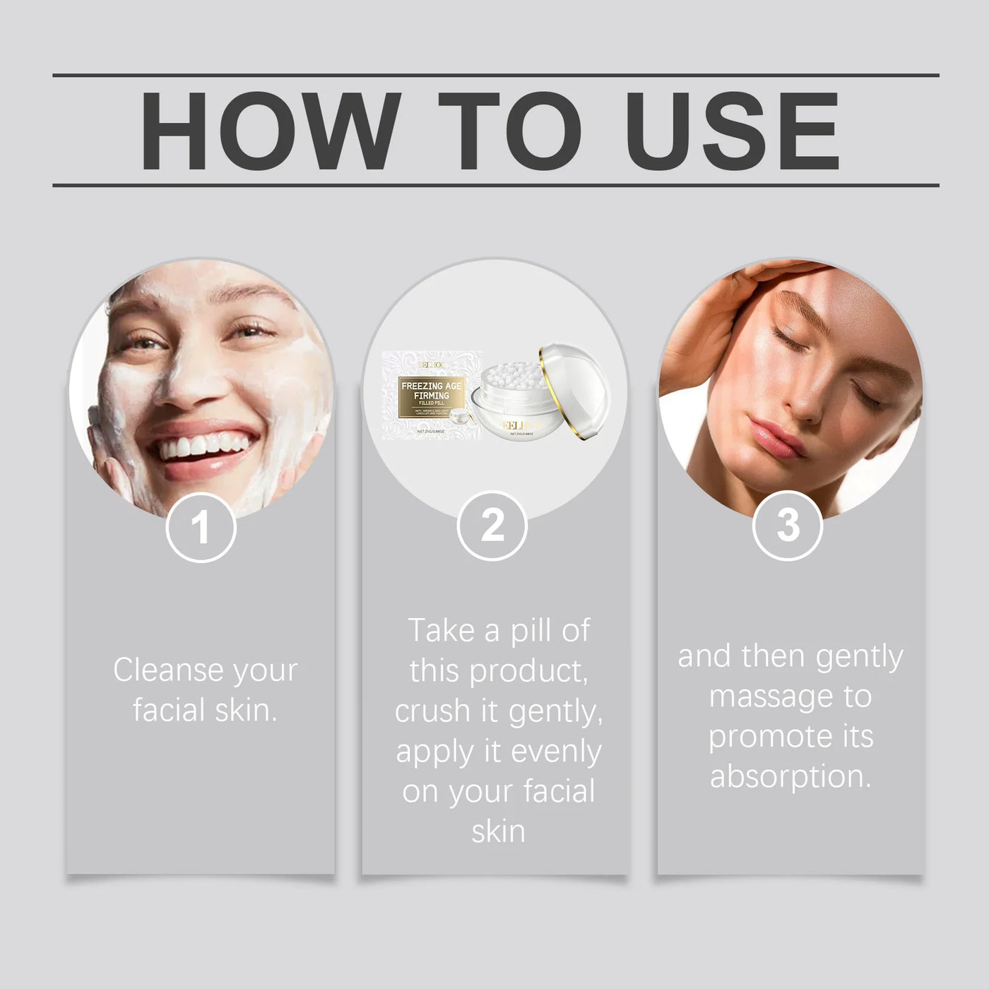 EELHOE Firming Skin Tightening Cream Moisturizing Facial Hydration Anti Aging Smooth Face Soothing Anti Wrinkle Removal Cream