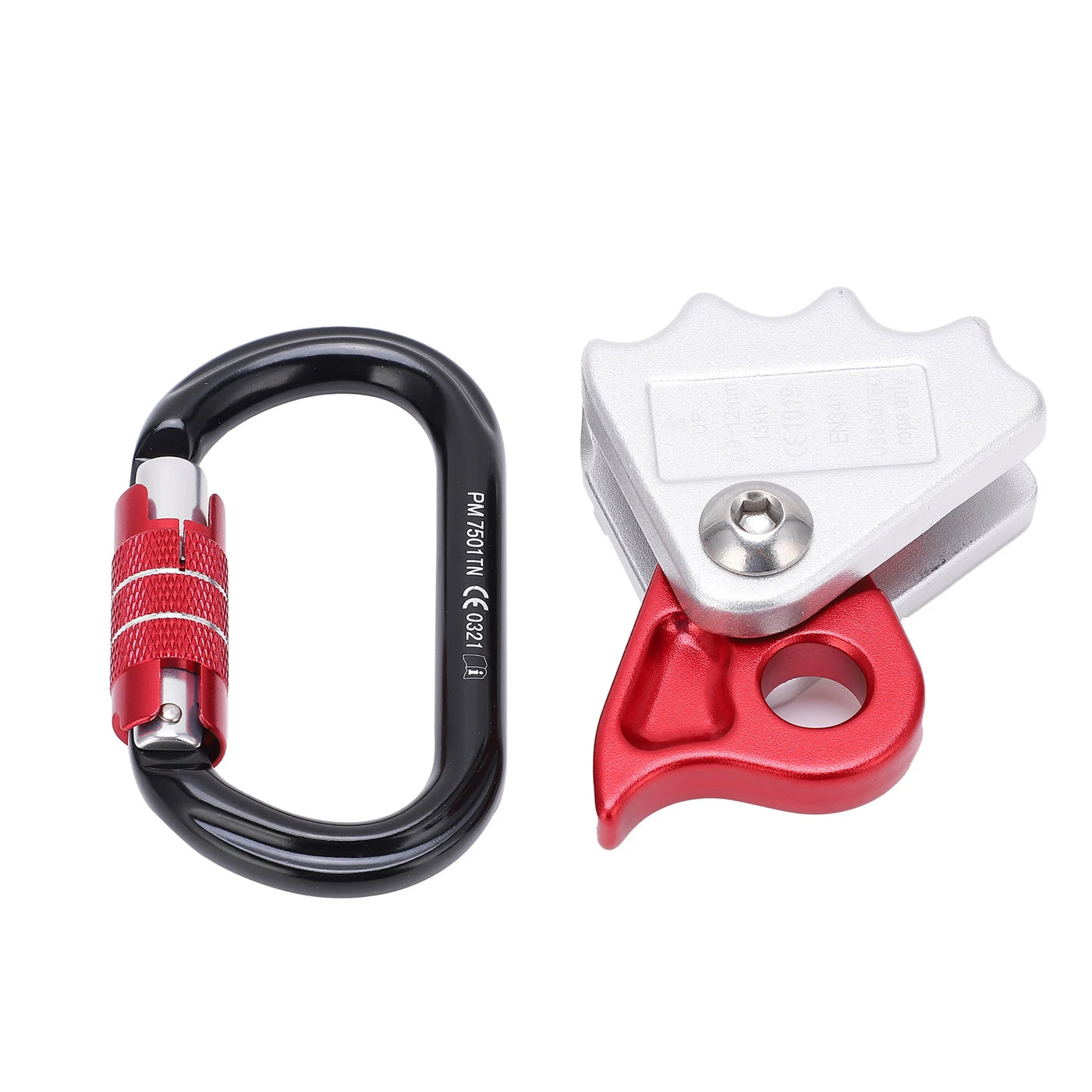 Rope Grab High Strength Safe Easily Use Slide Light Practical Lanyard Arborist Gear Kit for Mountaineering Climbing Rope Grabber